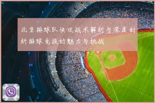 北京排球队快攻战术解析与深度剖析排球竞技的魅力与挑战