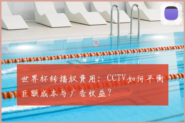 世界杯转播权费用：CCTV如何平衡巨额成本与广告收益？